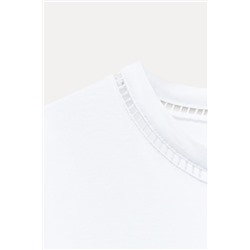 LACE TRIM T-SHIRT