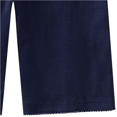 Mädchen Radler mit Mäusezähnchen-Spitze