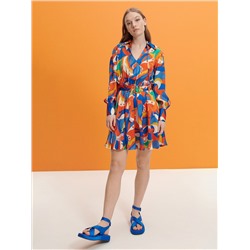 Gemustertes kleid