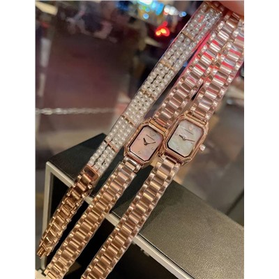 Подарочный набор от Arman*i ⌚️женские наручные часы и браслет  Реплика 1:1