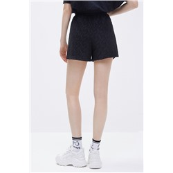 Short de tiro alto Negro