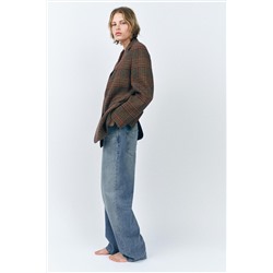ZW COLLECTION CHECK WOOL BLEND BLAZER