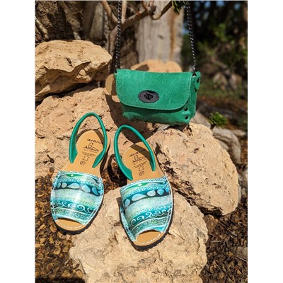 AVARCA MENORQUINA · 377AV · Verde+AB.Z · Pelle · 22-02 (300) САЛАТОВЫЙ АКЦИЯ