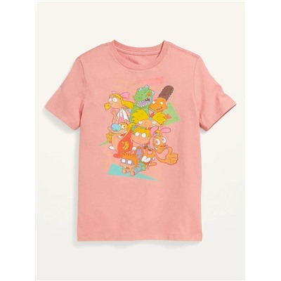 Gender-Neutral Licensed Pop-Culture Oversized T-Shirt For Kids