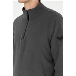 Erkek Antrasit Basic Sweatshirt