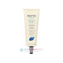 Phyto Détox Masque Purifiant Pré-Shampooing Cuir Chevelu & Cheveux Pollués 125ml