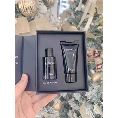 Подарочный набор Dio*r Sauvage , поставка в Китай из Франции 🇫🇷  отличный вариант 🎁 к 23 февраля .. туалетная вода Dio*r sauvage  10мл и ароматный гель для душа  20мл