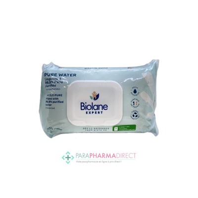 Biolane Expert Lingettes Pure Water 3x60 lingettes