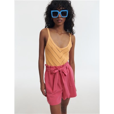 Shorts mit hoher Taille
