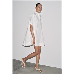 ZW COLLECTION POPLIN SHORT DRESS
