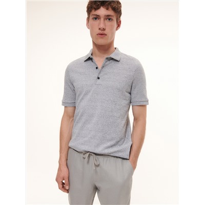 Chino-Jogger mit hohem Leinenanteil