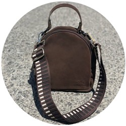AB.Z · Pelle · mochila serraje/2 CB-7 (740) CHOCOLATE