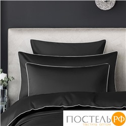 Togas КЛЭРИТИ черн с белым кантом к-т наволочек 50x70-2, 2 пр, xл/сат