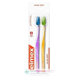 Elmex Brosse à Dents Anti-Caries UltraSoft x2