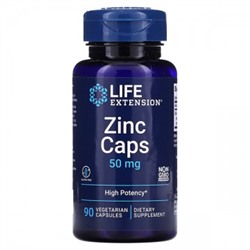 Zinc Caps 90 cap 50 mg LIFE