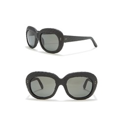 Linda Farrow 56mm Round Sunglasses