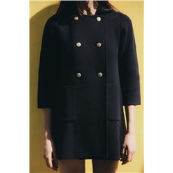CROSSOVER KNIT COAT