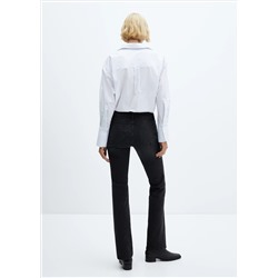 Jeans flare tiro bajo