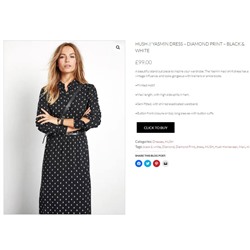 Hus*h ♥️ платье в длине maxi, британский уличный стиль. Тонкая и прохладная вискозная ткань, не просвечивает✔️ цена на оф сайте 99 фунтов  начало продаж 16.05 в 5:00⚡️