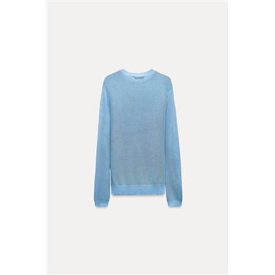 MESH KNIT SWEATER