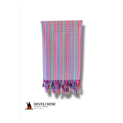 Develi, Bambu-Pamuk Banyo Plaj Peştemal 1 Adet Anatolia(Pembe) Develikese