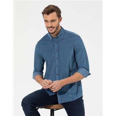 Mavi Regular Fit Uzun Kollu Gömlek