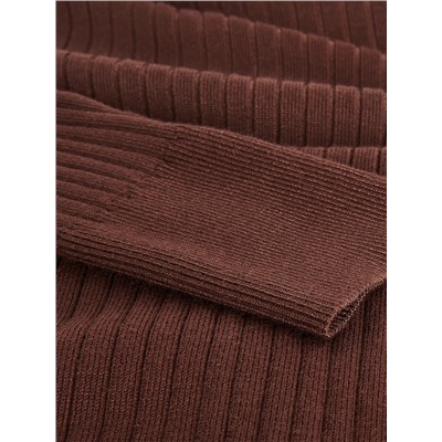 Rollkragenpullover aus Jersey