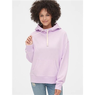 Vintage Soft Funnel-Neck Hoodie