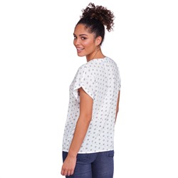 Damen Bluse mit Allover-Print
