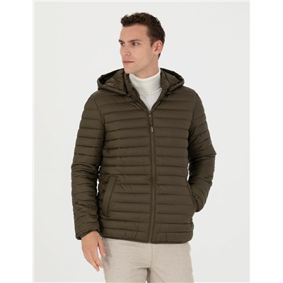 Haki Slim Fit Mont