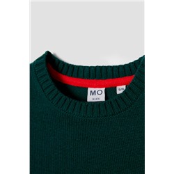 Jersey Verde oscuro y rojo