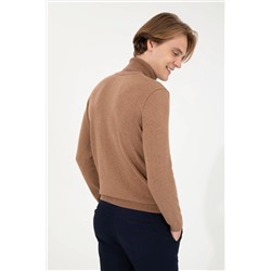 Erkek Camel Melanj Basic Kazak