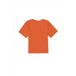 Erkek Çocuk Tarçın Comfort Basic Bisiklet Yaka Tşört