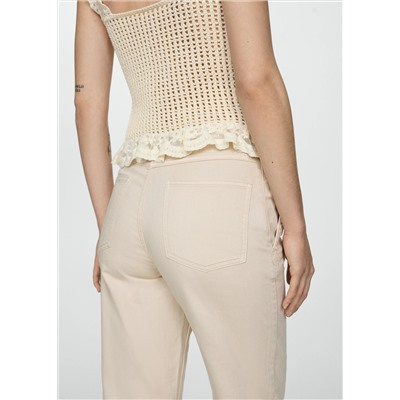 Jeans slouchy cintruón vuelta
