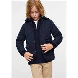 Anorak acolchado rombos -  Niño | MANGO OUTLET España