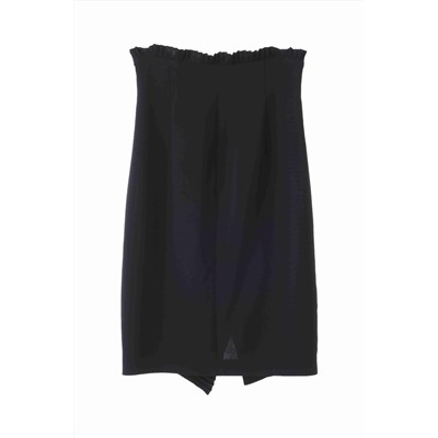 Falda recta Negro