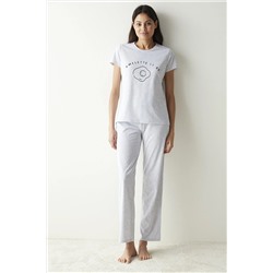 Penti Base Omelette Pantolon Pijama Takımı PN5JPHO123SK-AGJ