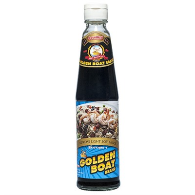 THAI FOOD KING Light soy sauce Golden Boat Соус соевый светлый высший сорт Голден Боат 300мл