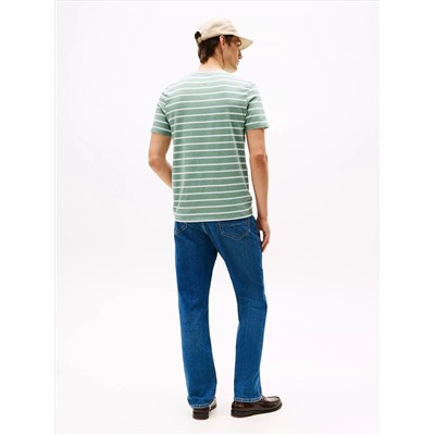 Stripe Stretch-Cotton Extra Slim T-Shirt