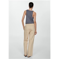 Pantalón algodón cintura elástica