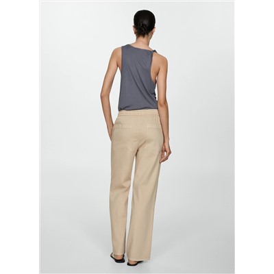 Pantalón algodón cintura elástica