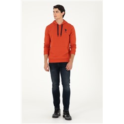 Erkek Kiremit Basic Sweatshirt
