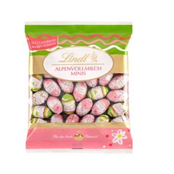 Lindt Deko Edition Mini-Eier Alpenvollmilch bunt 180g