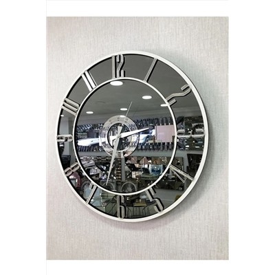 ZARİF CROWN Aynalı Duvar Saati (gerçek Aynalı) SAN402