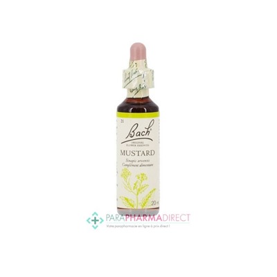 Fleurs de Bach Mustard (moutarde) Sérénité, paix intérieure 20ml