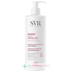 SVR Topialyse Crème Nourrissante, Apaisante 48H - Peaux Sensibles, Sèches, Inconfortables 400 ml