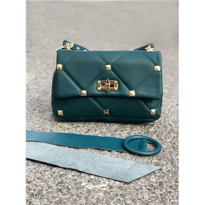 Ab.Zapatos PELLE Valentina (820) petrol+Ab.Z cinturón 130 napa petrol АКЦИЯ