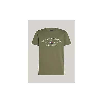Embroidered Tommy Arch Logo T-Shirt