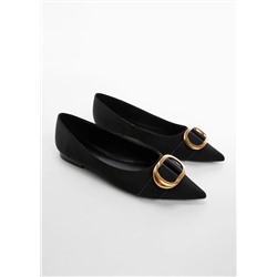 Zapato punta hebilla decorativa -  Mujer | MANGO OUTLET Melilla