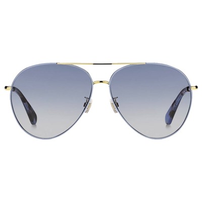 KATE SPADE Women's Gold-Tone Aviator Sunglasses